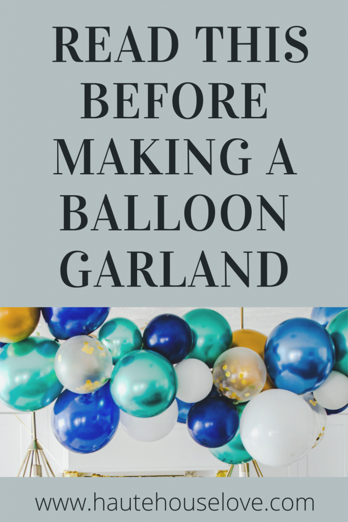balloon garland
