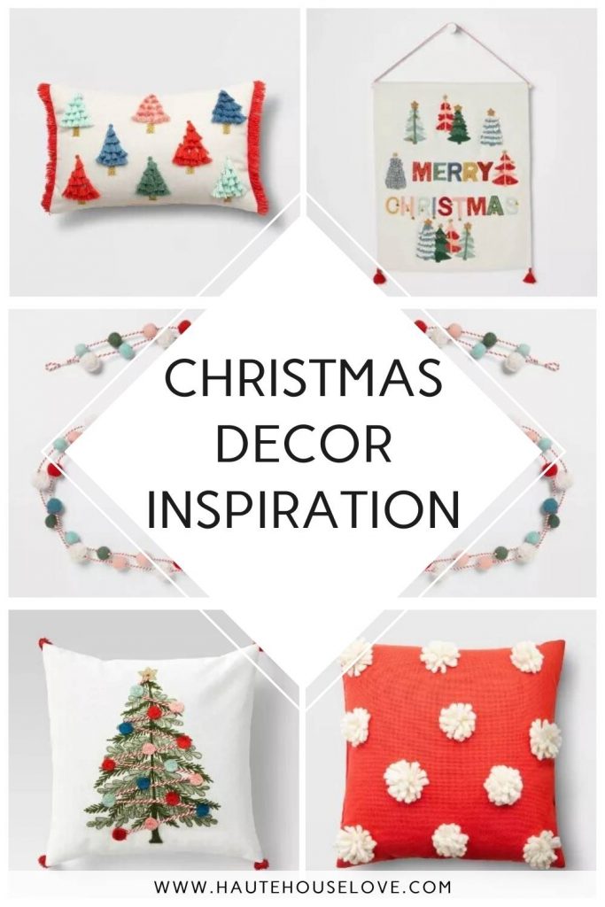 colorful christmas decor