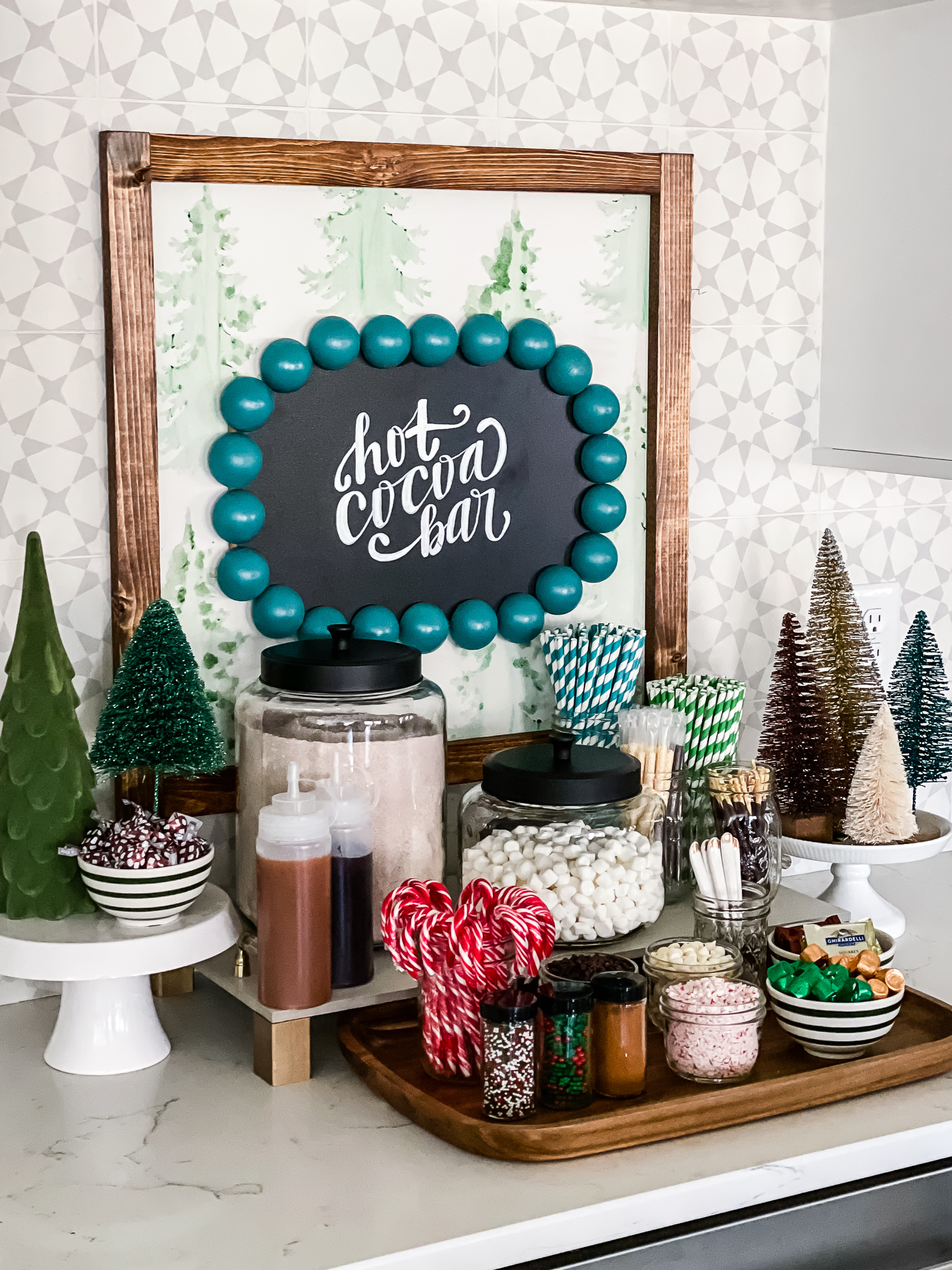 Try This Simple Hot Cocoa Bar Idea! - Design Improvised