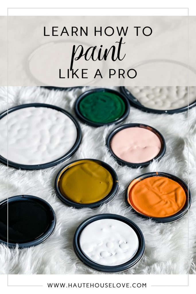 Learn How To Paint Like a Pro Graphic with paint can lids 