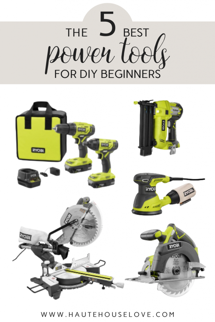 5 Must Have Power Tools & Where To Use Them