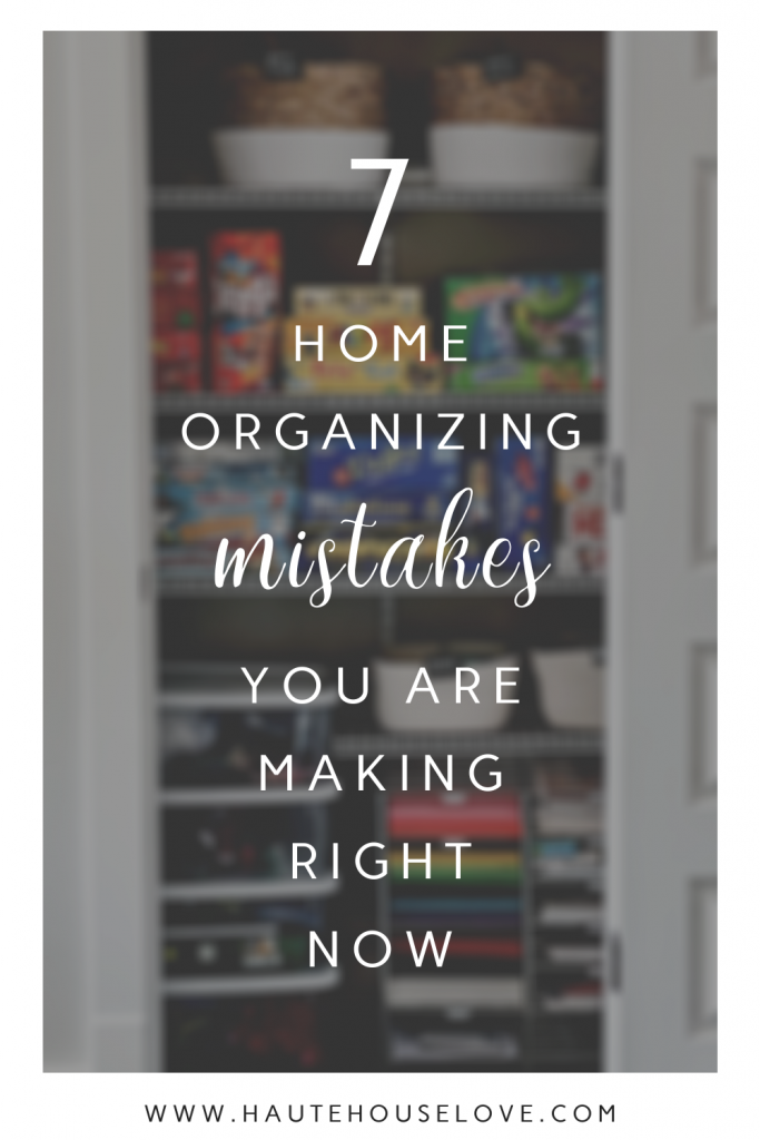 Have you been trying to get your home organized? Before you do, check out these 7 Home Organizing Mistakes You Are Already Making!