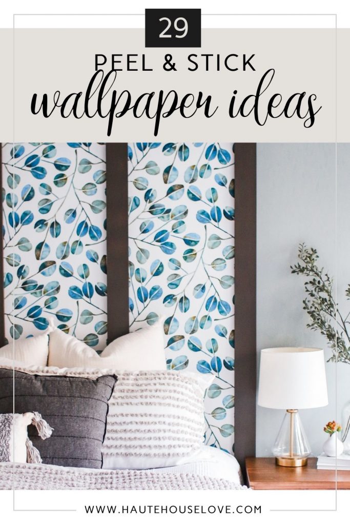 Peel-and-Stick Wallpaper Ideas