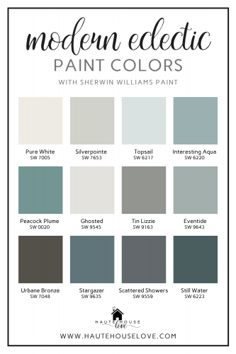 Paint Colors In Our Modern Eclectic Home - Haute House Love