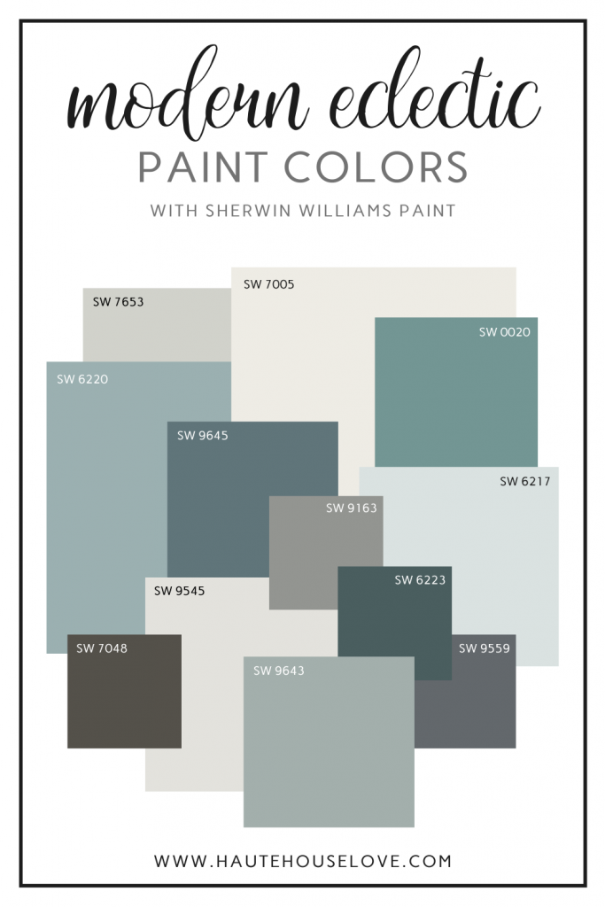 Modern Eclectic Paint Colors 