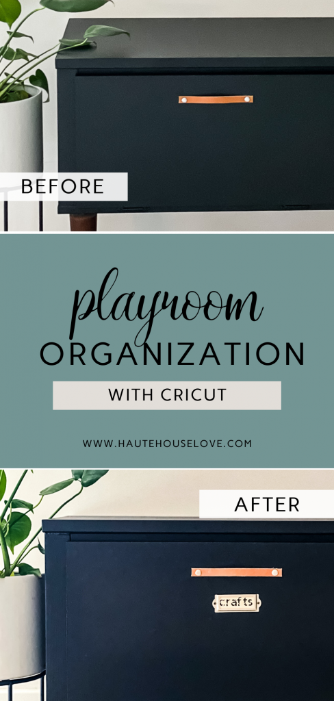 How To Create Playroom Organization With Cricut Maker - Haute