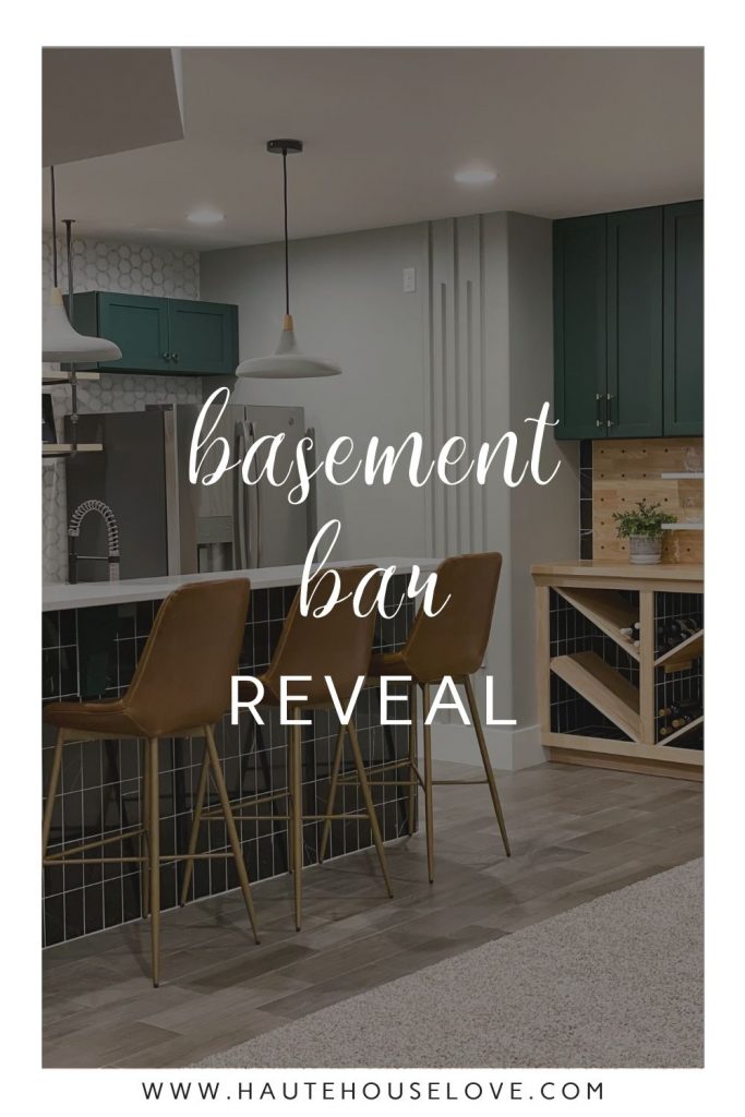 Basement Kitchenette Reveal