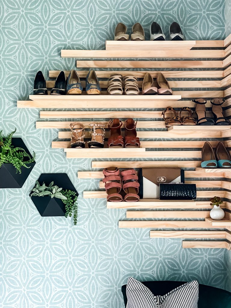 DIY Stylish Shoe Racks