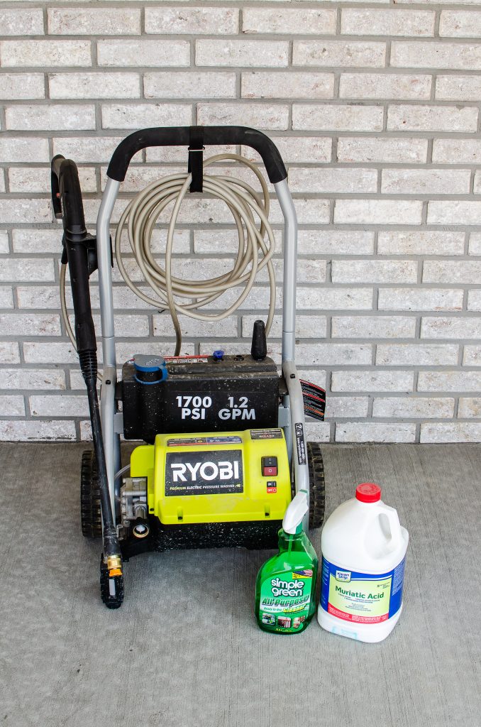 power washer for cleaning concrete porch