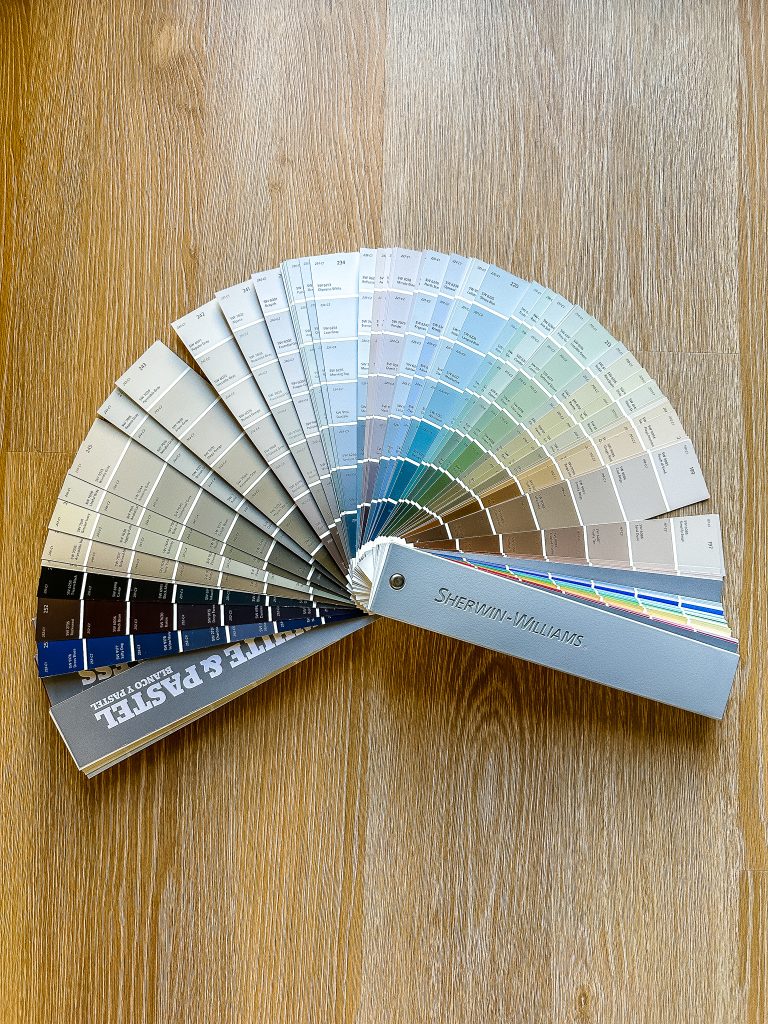 Sherwin Williams paint fan deck