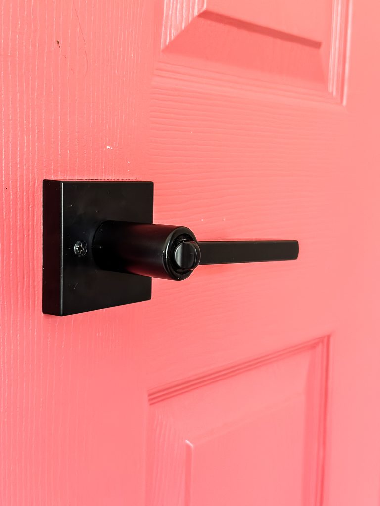 matte black interior door handle