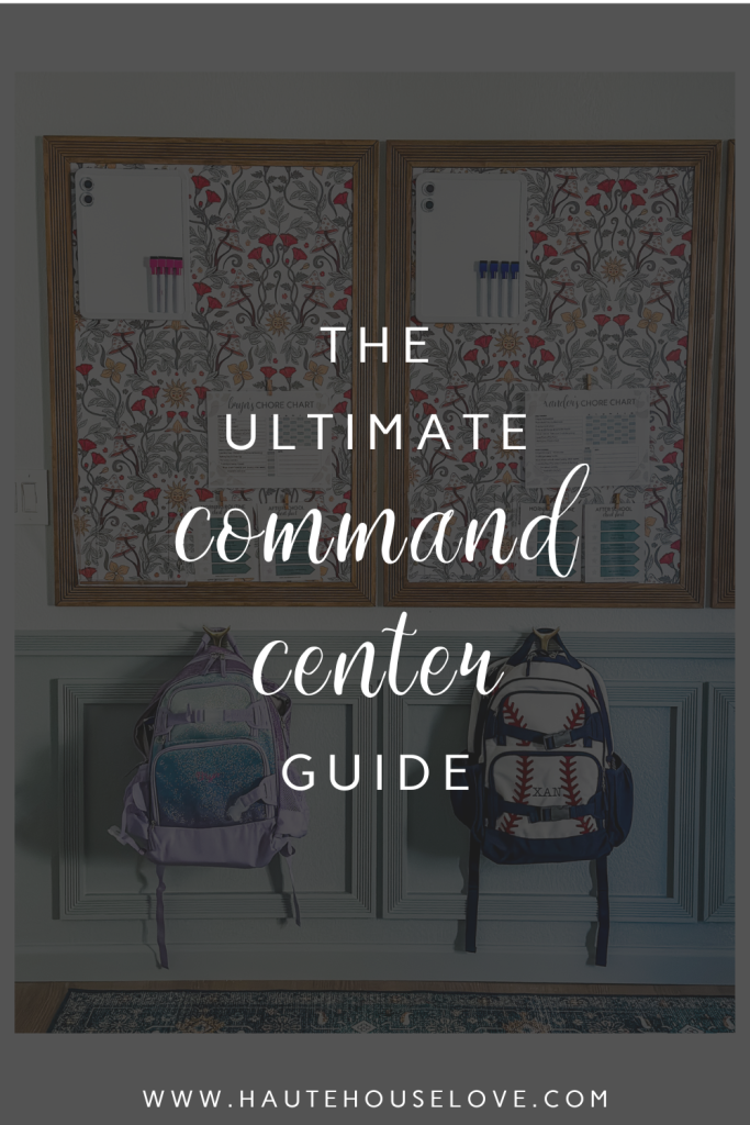 Family Command Center — iron & twine