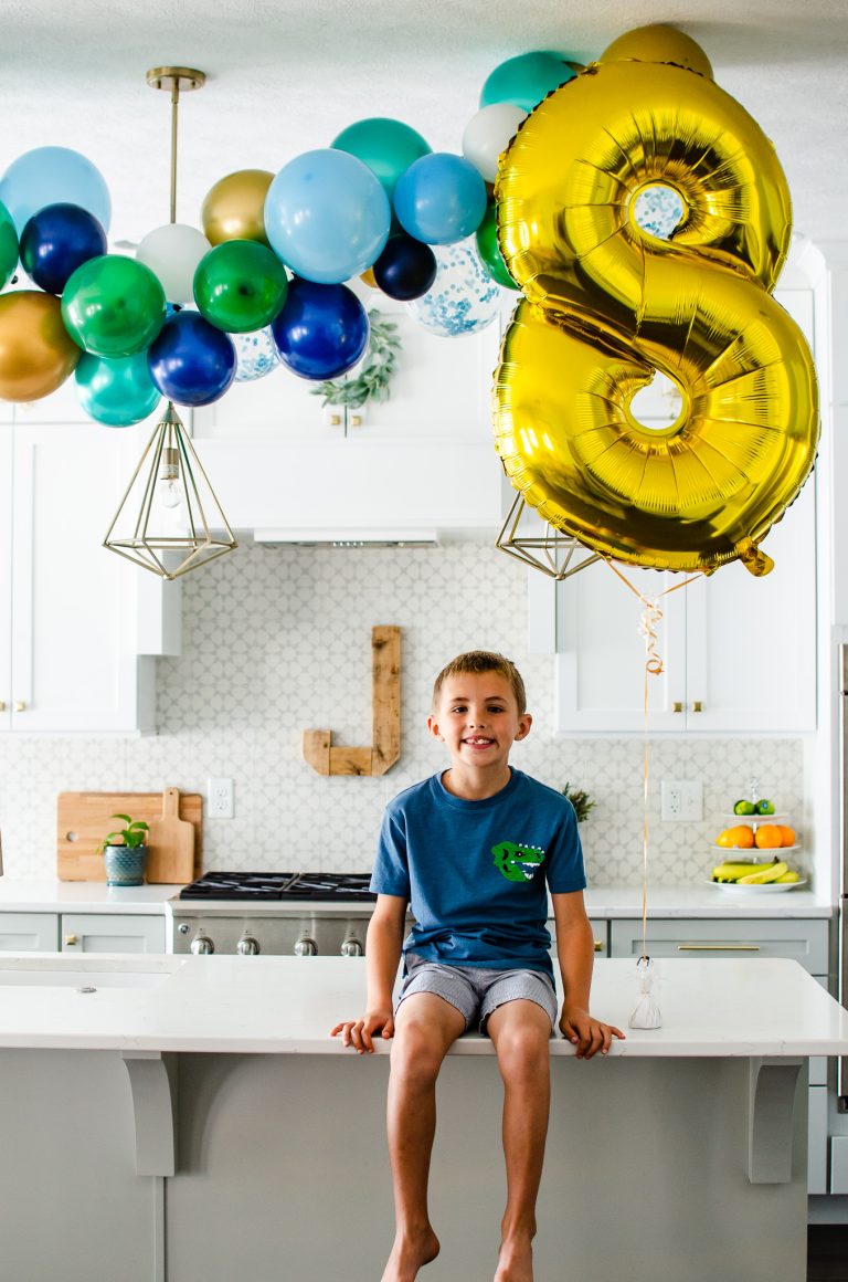 How to Make a Simple DIY birthday Balloon Garland - Haute House Love