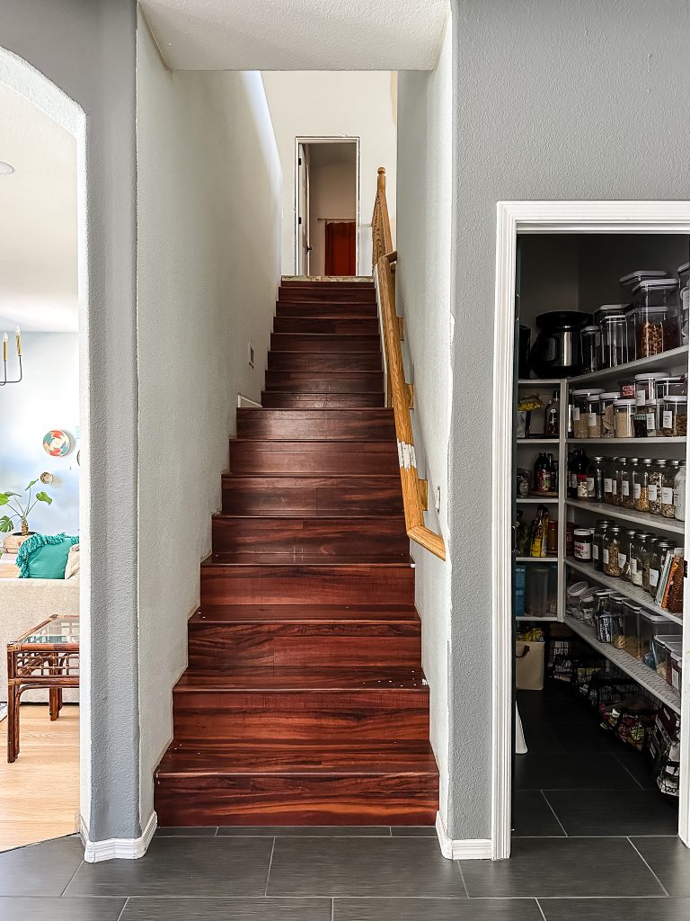 DIY Staircase Makeover - The Wood Grain Cottage