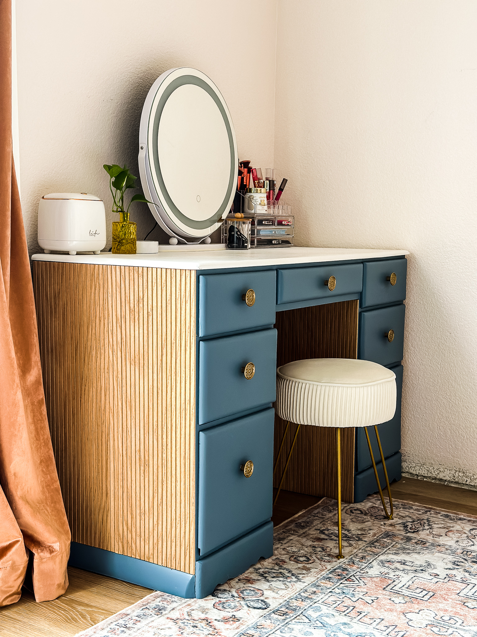 Diy dresser into makeup vanity hotsell